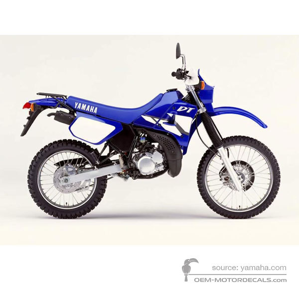 Aufkleber für Yamaha DT125R 2002 - Blau • Yamaha OEM-Aufkleber