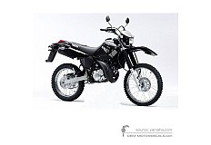 Adesivi per Yamaha DT125R 2004 - Nero • Yamaha Adesivi OEM