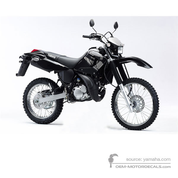 Aufkleber für Yamaha DT125R 2004 - Schwarz • Yamaha OEM-Aufkleber