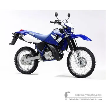Yamaha DT125R 2004 - Blue - Deep Purplish Blue Solid E