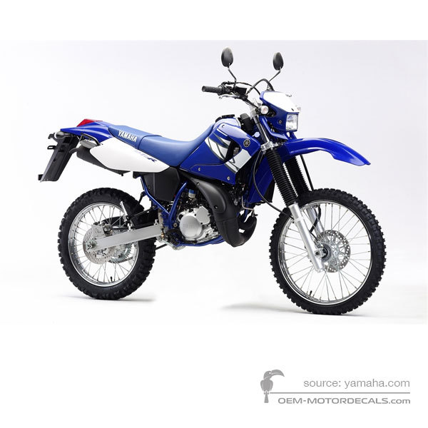 Aufkleber für Yamaha DT125R 2004 - Blau • Yamaha OEM-Aufkleber