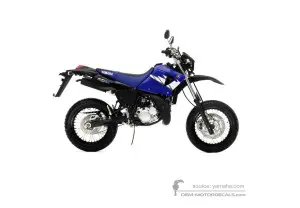 Autocollants pour Yamaha DT125X 2005 - Bleu • Yamaha Autocollants OEM