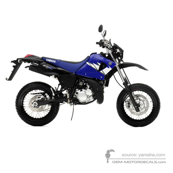 Aufkleber für Yamaha DT125X 2005 - Blau • Yamaha OEM-Aufkleber