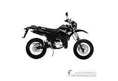 Adesivi per Yamaha DT125X 2005 - Nero • Yamaha Adesivi OEM