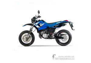 Autocollants pour Yamaha DT125X 2006 - Bleu • Yamaha Autocollants OEM