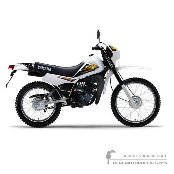 Aufkleber für Yamaha DT125 2019 - Weiss • Yamaha OEM-Aufkleber