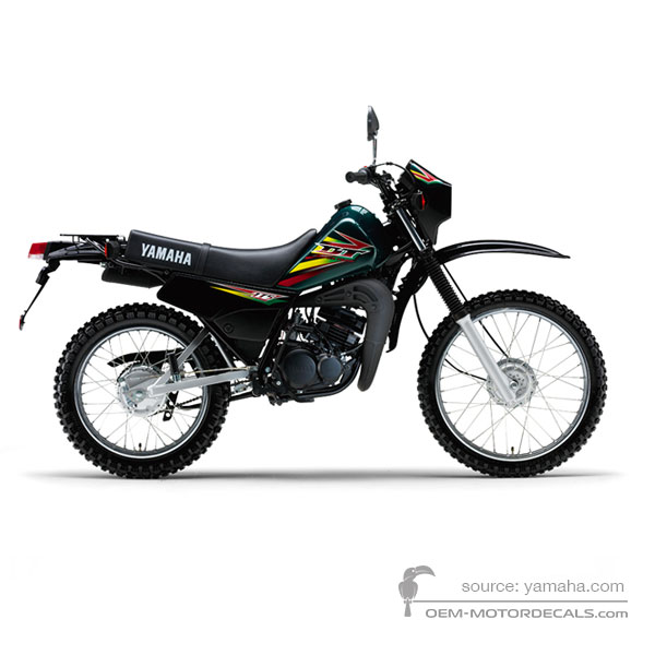 Aufkleber für Yamaha DT125 2019 - Grün • Yamaha OEM-Aufkleber