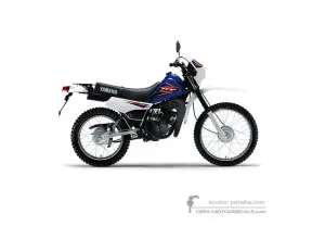 Autocollants pour Yamaha DT125 2022 - Bleu • Yamaha Autocollants OEM