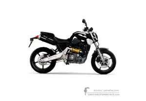 Autocollants pour Yamaha MT03 2006 - Noir • Yamaha Autocollants OEM