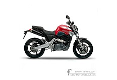 Stickers voor Yamaha MT03 2009 - Rood • Yamaha OEM Stickers