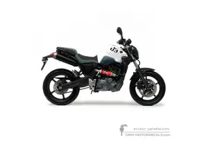 Adesivi per Yamaha MT03 2012 - Bianco • Yamaha Adesivi OEM