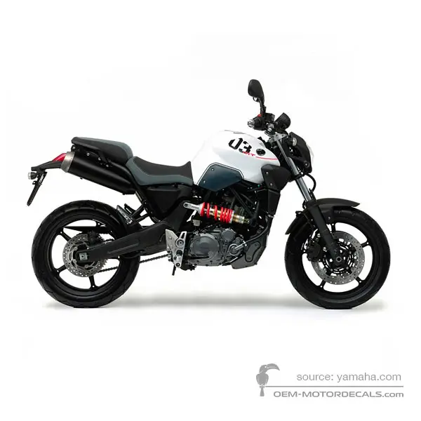 Yamaha MT03 2011 - Blanco - Bluish White Cocktail 1