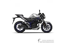 Naklejki do Yamaha MT03 2016 - Srebrny • Yamaha Naklejki OEM