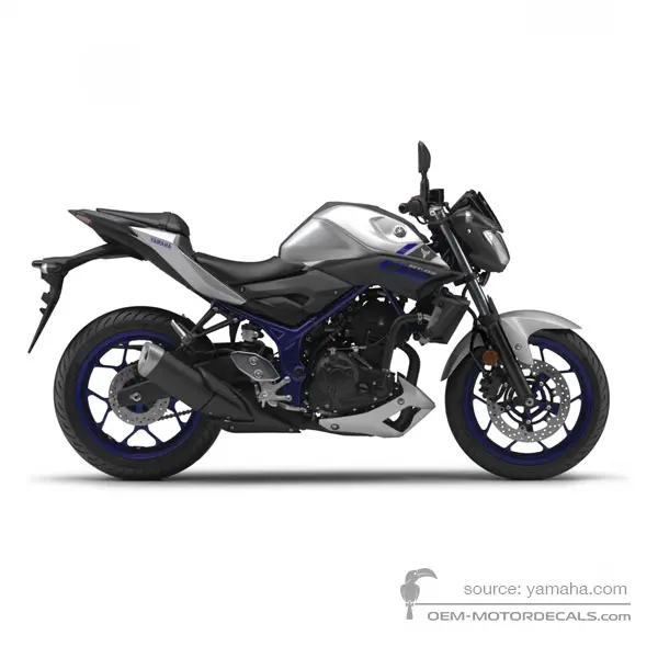 Yamaha MT03 2016 - Plata - Mat Silver 1