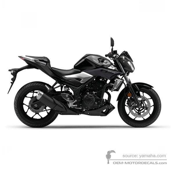 Adesivi per Yamaha MT03 2016 - Nero • Yamaha Adesivi OEM