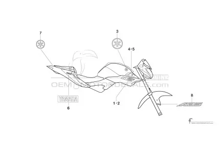 Yamaha MT03 2016 - Argent