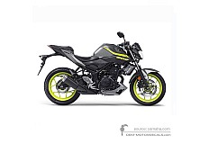 Adesivi per Yamaha MT03 2018 - Grigio • Yamaha Adesivi OEM