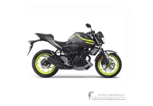 Autocollants pour Yamaha MT03 2018 - Gris • Yamaha Autocollants OEM