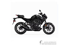Decals for Yamaha MT03 2020 - Black • Yamaha OEM Decals