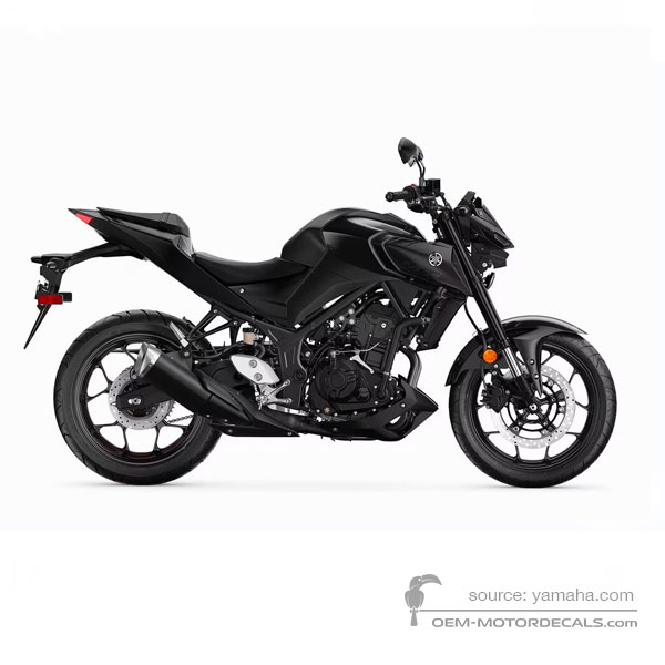 Decals for Yamaha MT03 2020 - Black • Yamaha OEM Decals