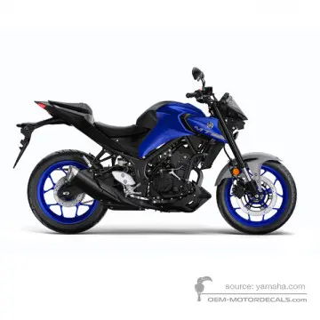 Yamaha MT03 2020 - Niebieski - Deep Purplish Blue Metallic C