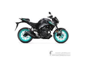 Naklejki do Yamaha MT03 2024 - Szary • Yamaha Naklejki OEM