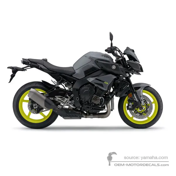Yamaha MT10 2016 - Gris - Bluish Gray Solid 4