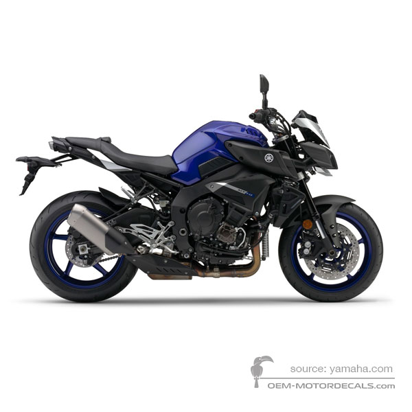 Decals for Yamaha MT10 2017 - Blue • Yamaha OEM Decals