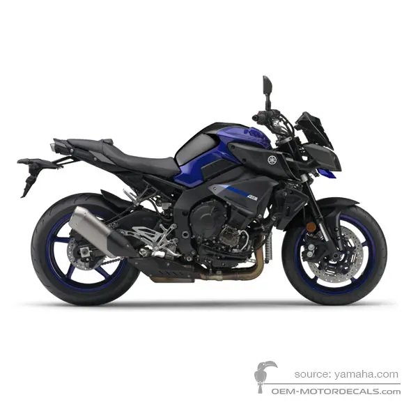 Yamaha MT10 2019 - Niebieski - Deep Purplish Blue Metallic C