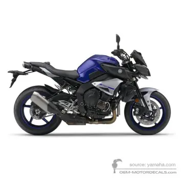 Yamaha MT10 2020 - Niebieski - Deep Purplish Blue Metallic C