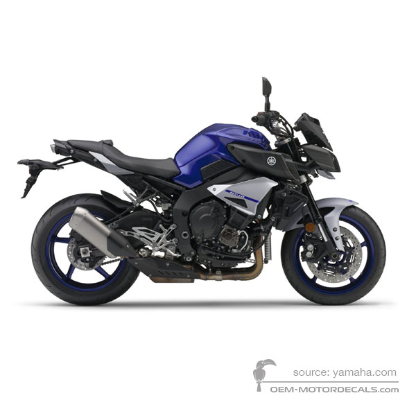 Decals for Yamaha MT10 2020 - Blue • Yamaha OEM Decals