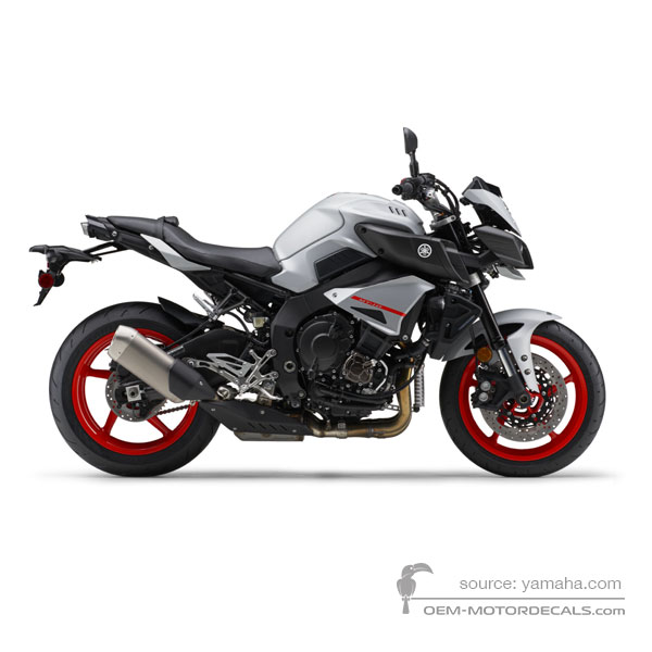 Pegatinas para Yamaha MT1o 2020 - Gris • Yamaha Pegatinas OEM