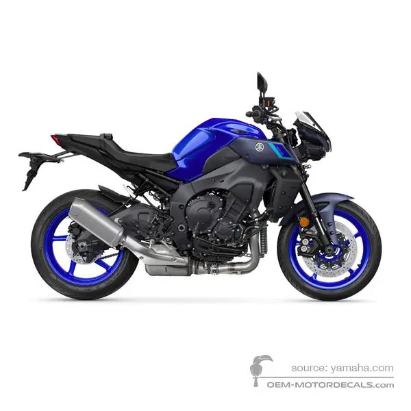 Yamaha MT10 2024 - Azul - Deep Purplish Blue Metallic C