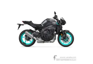 Stickers voor Yamaha MT10 2024 - Donkergrijs • Yamaha OEM Stickers