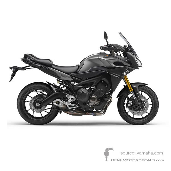 Stickers voor Yamaha MT09 TRACER(900) 2015 - Grijs • Yamaha OEM Stickers