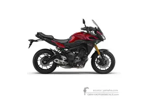 Autocollants pour Yamaha TRACER 900 2015 - Rouge • Yamaha Autocollants OEM