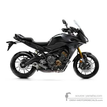 Yamaha TRACER 900 2017 - Gris - Mat Dark Gray Metallic 6
