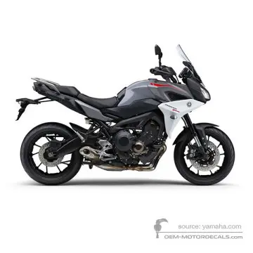 Yamaha TRACER 900 2018 - Gris - Bluish Gray Solid 4