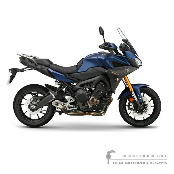 Yamaha TRACER 900 GT 2018 - Niebieski - Mat Dark Purplish Blue Metallic 1