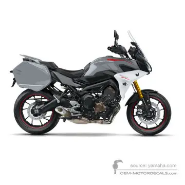 Yamaha TRACER 900 GT 2018 - Gris - Bluish Gray Solid 4