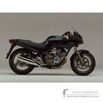 Yamaha XJ600S DIVERSION 1992 - Niebieski - Very Dark Blue Metallic 3