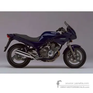 Yamaha XJ600S DIVERSION 1993 - Niebieski - Dark Violet Cocktail 1