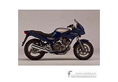 Stickers voor Yamaha XJ600S DIVERSION 1995 - Blauw • Yamaha OEM Stickers