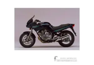 Aufkleber für Yamaha XJ600S DIVERSION 1995 - Blau • Yamaha OEM-Aufkleber