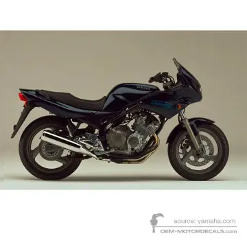 Yamaha XJ600S DIVERSION 1996 - Niebieski - Very Dark Blue Metallic 3