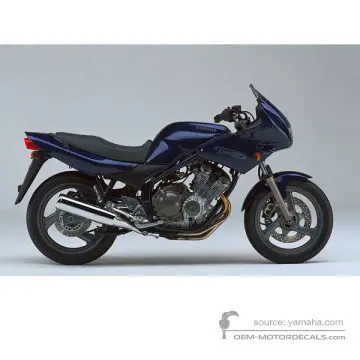 Yamaha XJ600S DIVERSION 1997 - Blauw - Dark Purplish Blue Metallic 2