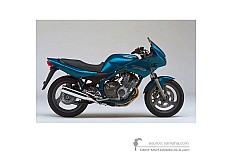 Naklejki do Yamaha XJ600S DIVERSION 1997 - Błękitny • Yamaha Naklejki OEM