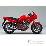 Yamaha XJ600S DIVERSION 1997 - Red