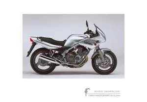 Aufkleber für Yamaha XJ600S DIVERSION 2002 - Silber • Yamaha OEM-Aufkleber