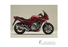 Stickers voor Yamaha XJ900S DIVERSION 1996 - Rood • Yamaha OEM Stickers